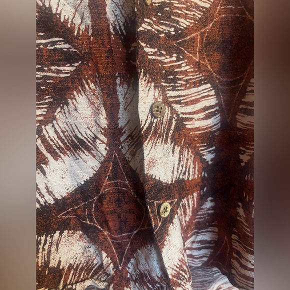 Caribbean Silk Men’s Hawaiian Button Down Shirt sz L - Picture 3 of 8